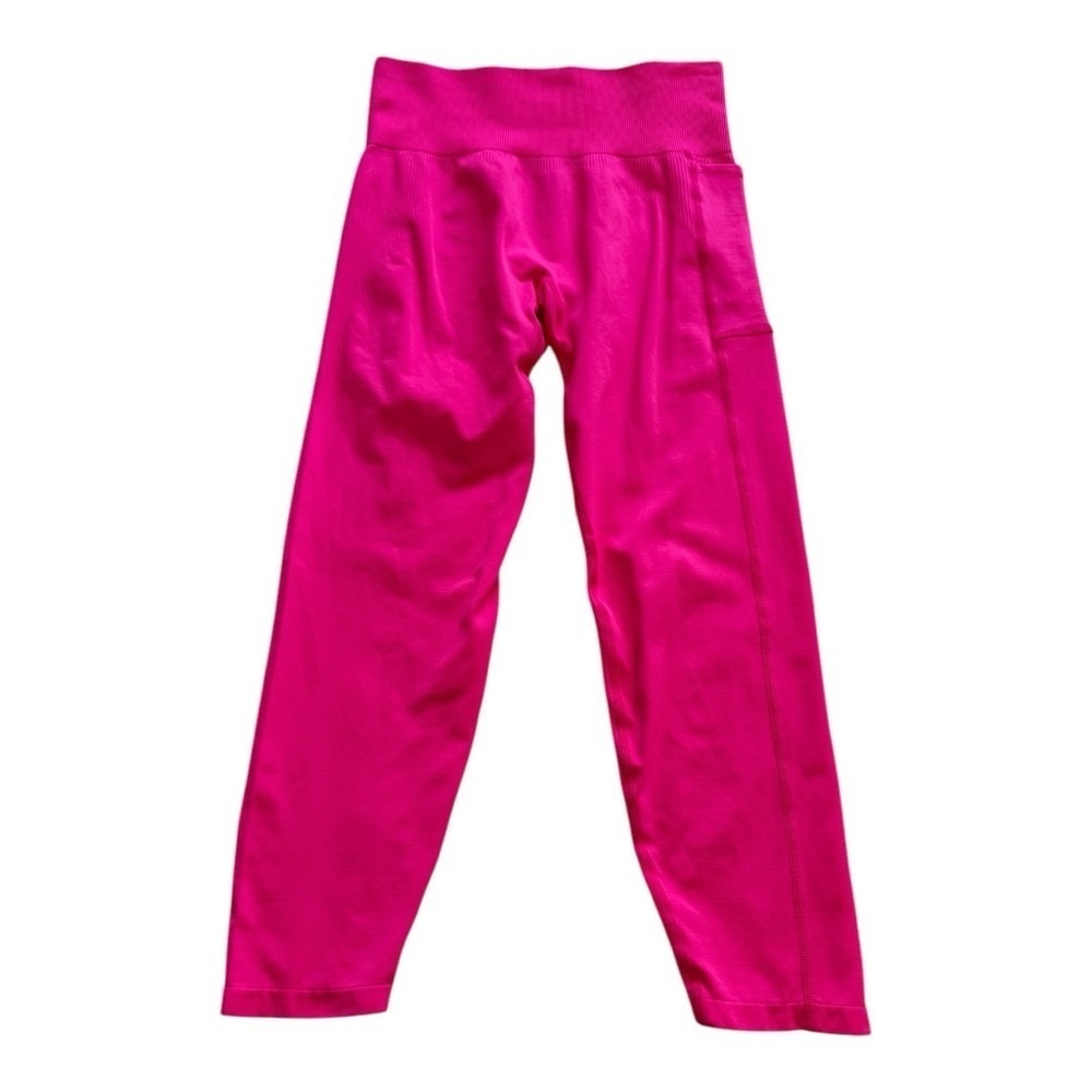 Victoria Secret PINK 'Cool & Comfy Leggings' - Neon Pink - Size Medium